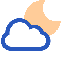 Ciel partiellement nuageux Mons, Maintenant - Ciel partiellement nuageux